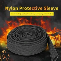 25ft protective cover sheath cable sleeve welding tig torch hydraulic hose wrap cable cover welding gun denim protective cover