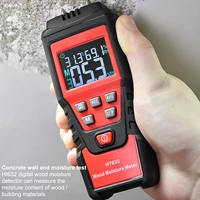ht632 professional digital construction wood moisture meter accurate hygrometer cement wall brick humidity sensor analyzers