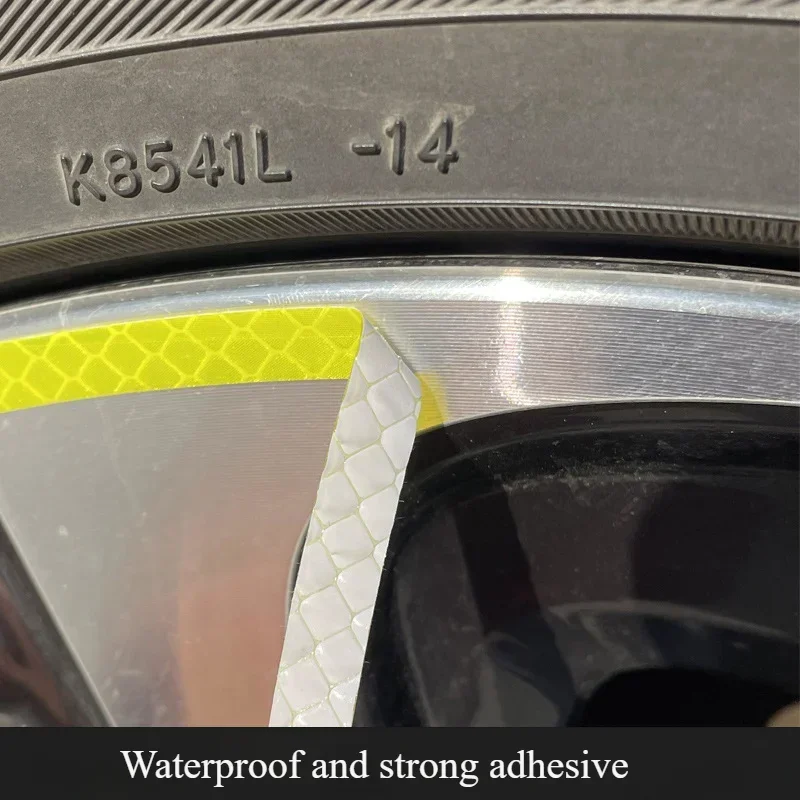 Светоотражающая наклейка на ступицу колеса автомобиля украшение для шин