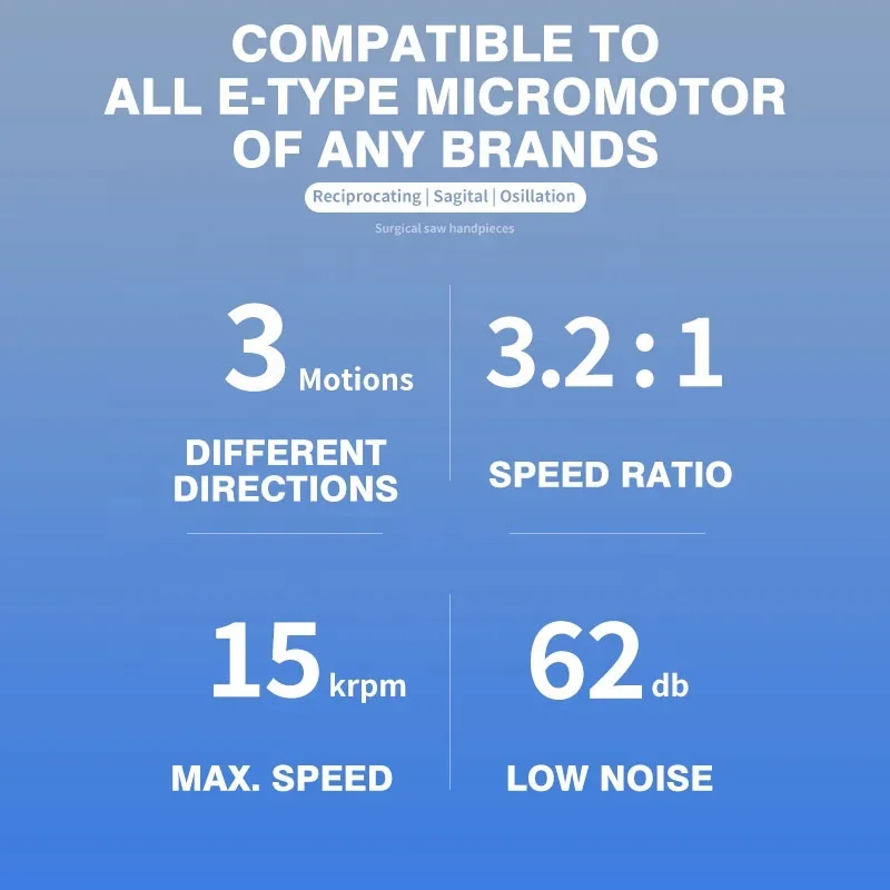 Новый дизайн наконечник для пилы De ntal im хирургия растений резка костей сабельные