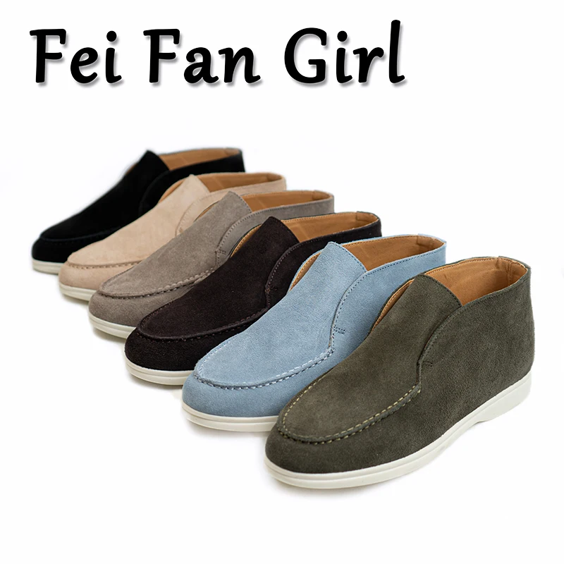 

Genuine Leather Flat Loafers Shoes Women Slip-on Formal Open Top Luxury Loafers Shoes Female Flat Loafers Comfortable Shoes