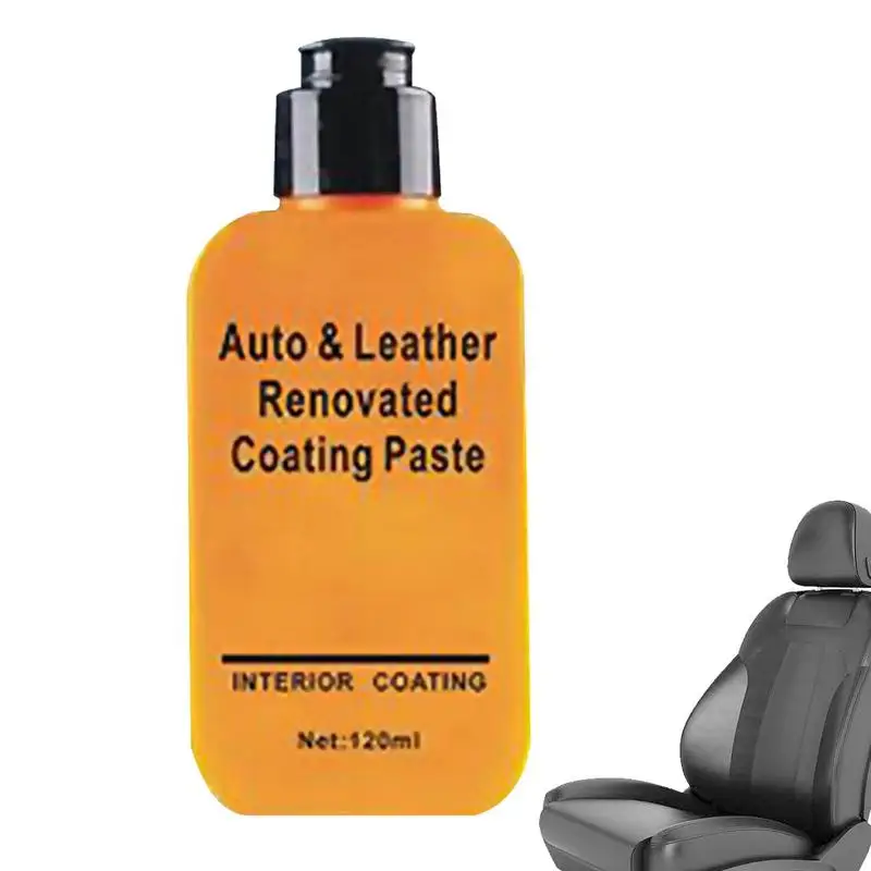 

120ml Car Seat Leather Refurbishment Agent Dashboard Maintenance Wax Cleaning Agent