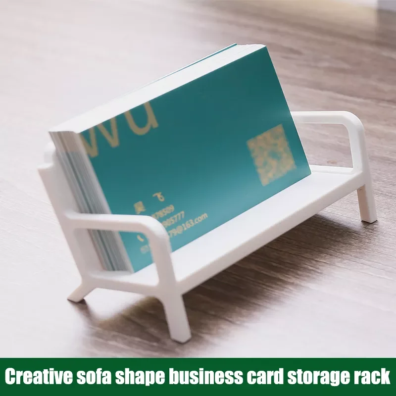 

Shelf Office Accessories Organizer Display Stand Practical Desk Storage Desktop Metal Mesh Business Card Holder Fashion Portable