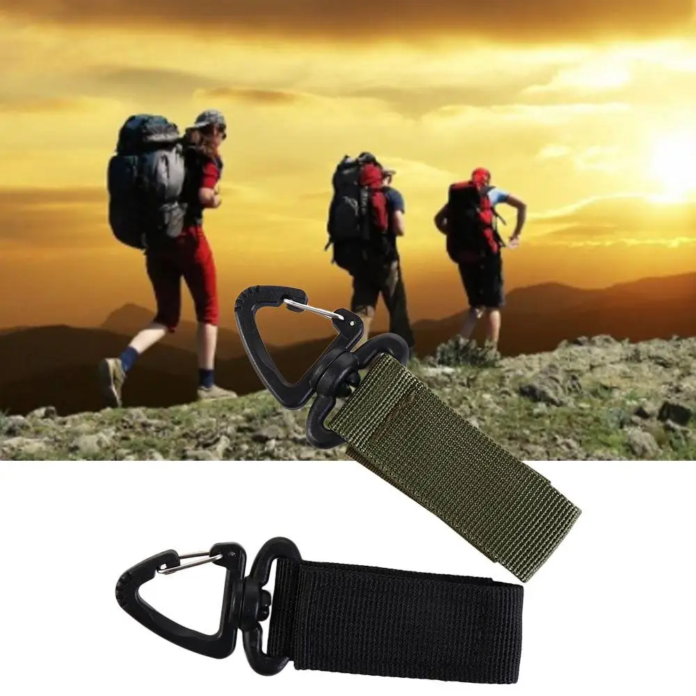 

Camping Carabiner Hat Buckle Elastic Clamp Elastic Hat Clip Straw Hat Clip Adjustable Bag Strap Backpack Key Hook