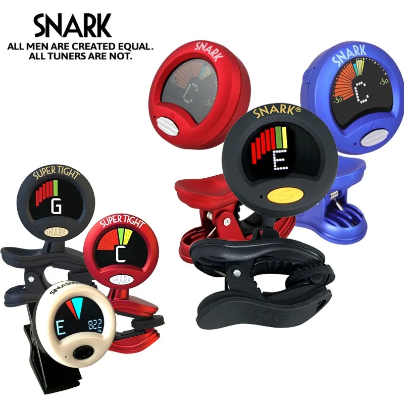 

Snark Tuner All Music Instrument Clip-on Chromatic Fast Tuner for Guitar Bass Violin Ukulele Cello Piano, 12 Models Available