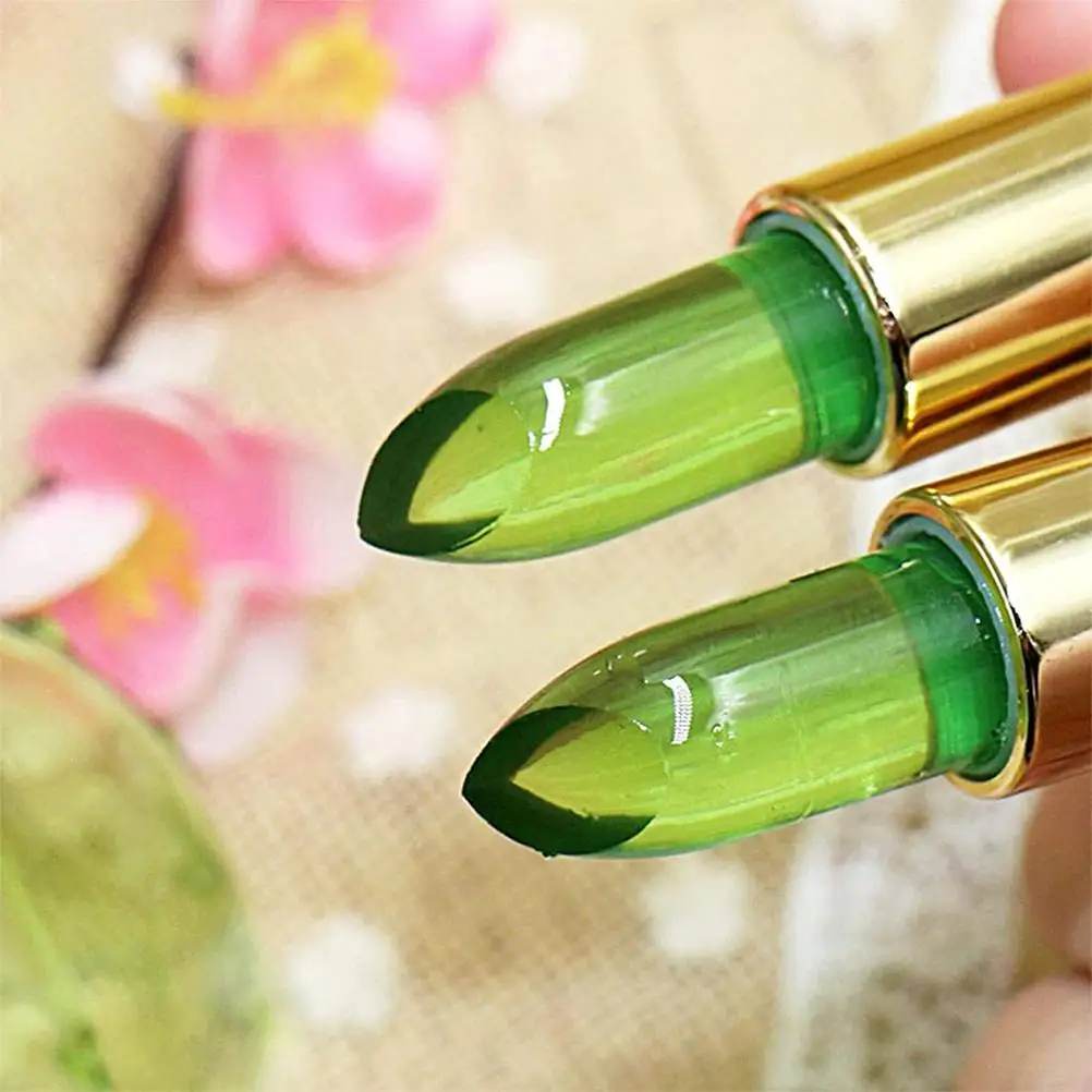 Aloe Vera Lipstick Long Lasting Color Changing Nourishing Lip Balm Moisturizing Gloss Care Beauty Cosmetics |
