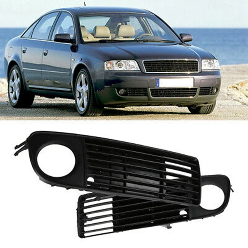 Автомобильный передний бампер противотуманная фара решетка рамка крышка для A6 C5