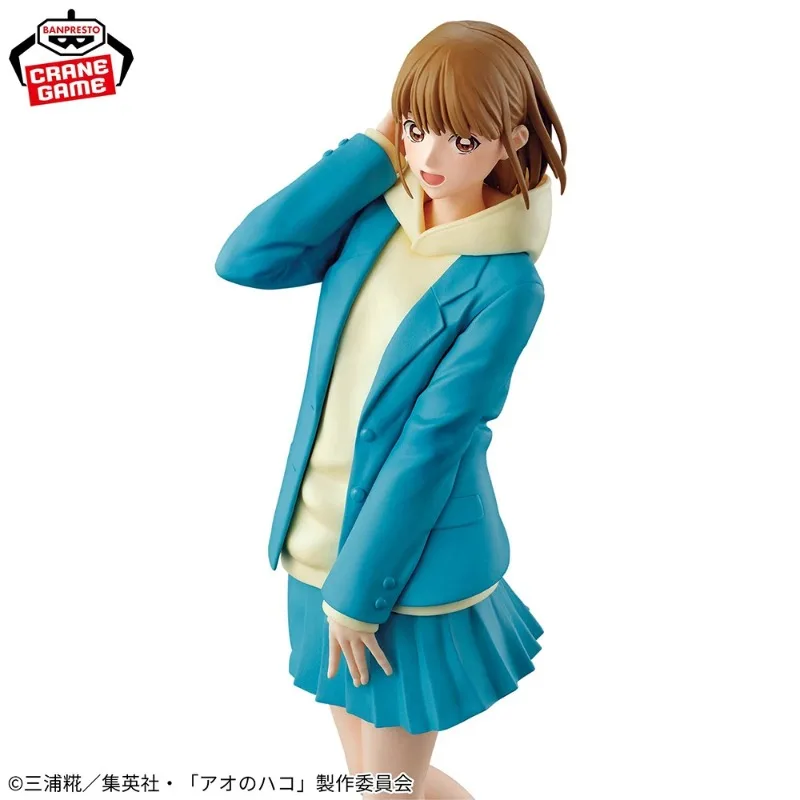 Bandai Original Banpresto Blue Box Ao no Hako Kano Chinatsu Chouno Hina Seifuku ПВХ Фигурка Модель Коллекционная