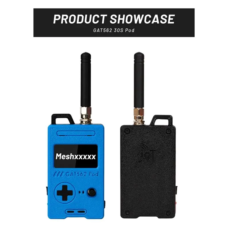 Фото GAT562 30S Pod Meshtastic Lora Radio L76K GPS 30Dbm Lora NRF52840 SX1262 Meshcore Node+ с аккумулятором 2000 мАч и корпусом №2