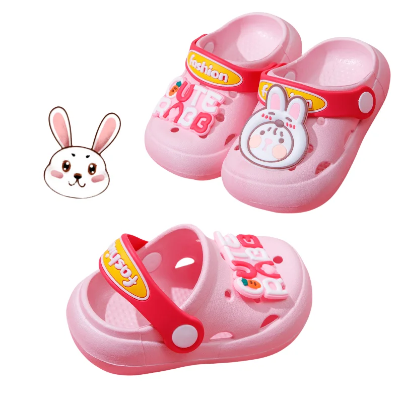 Новинка лета 2024 детские тапочки для дома Нескользящие с мягкой подошвой удобная