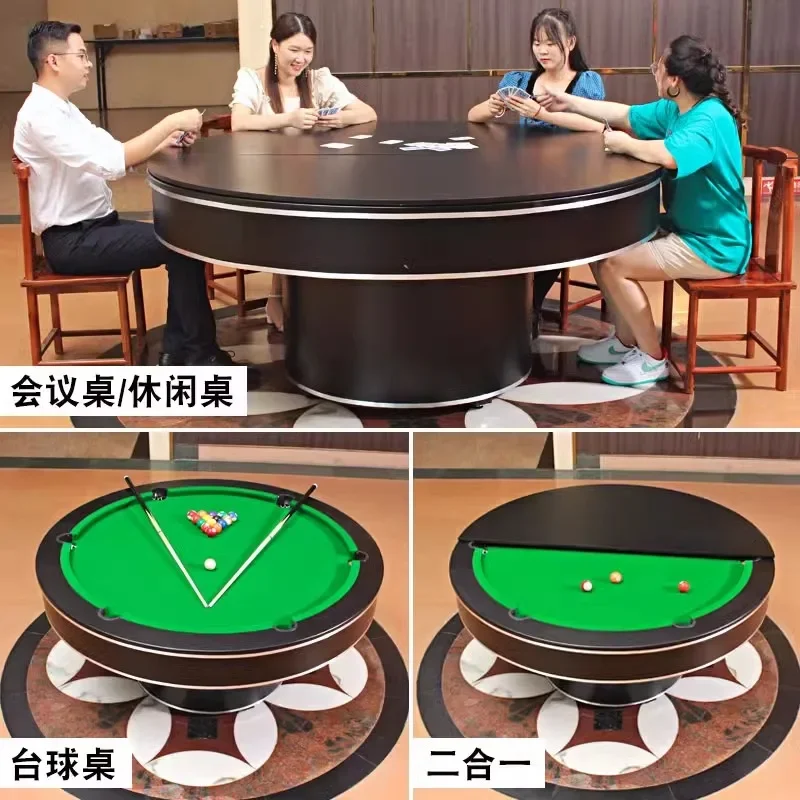 Круглый бильярдный стол bar KTV вечерние hall коммерческий Американский черный
