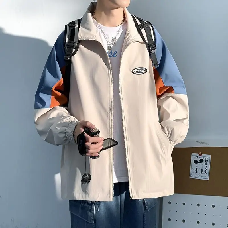 Куртка преппи varsity Мужская Повседневная Уличная одежда свободного покроя