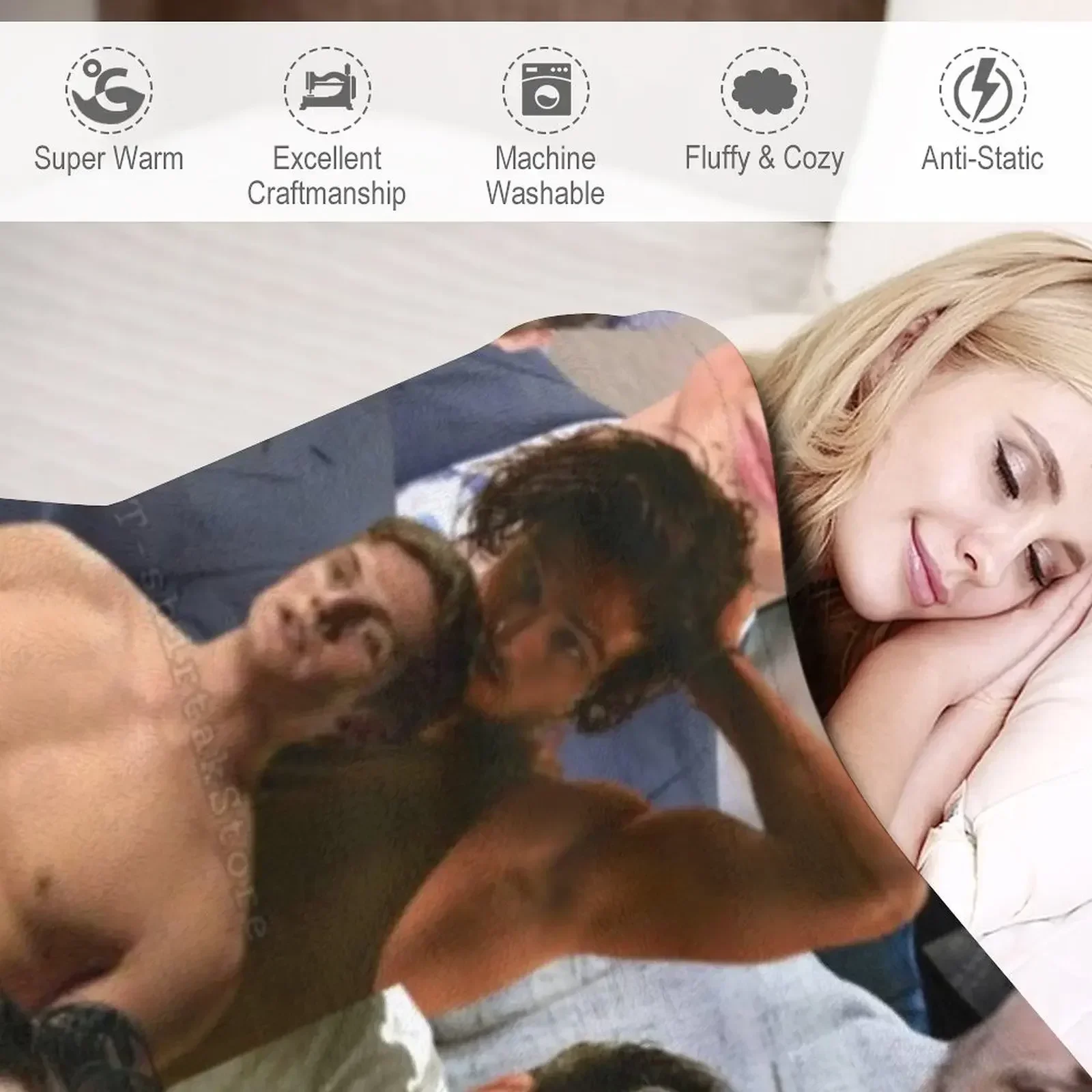 Даниэль шармань фотоколлаж одеяло Роскошное Одеяло для косплея аниме шикарные