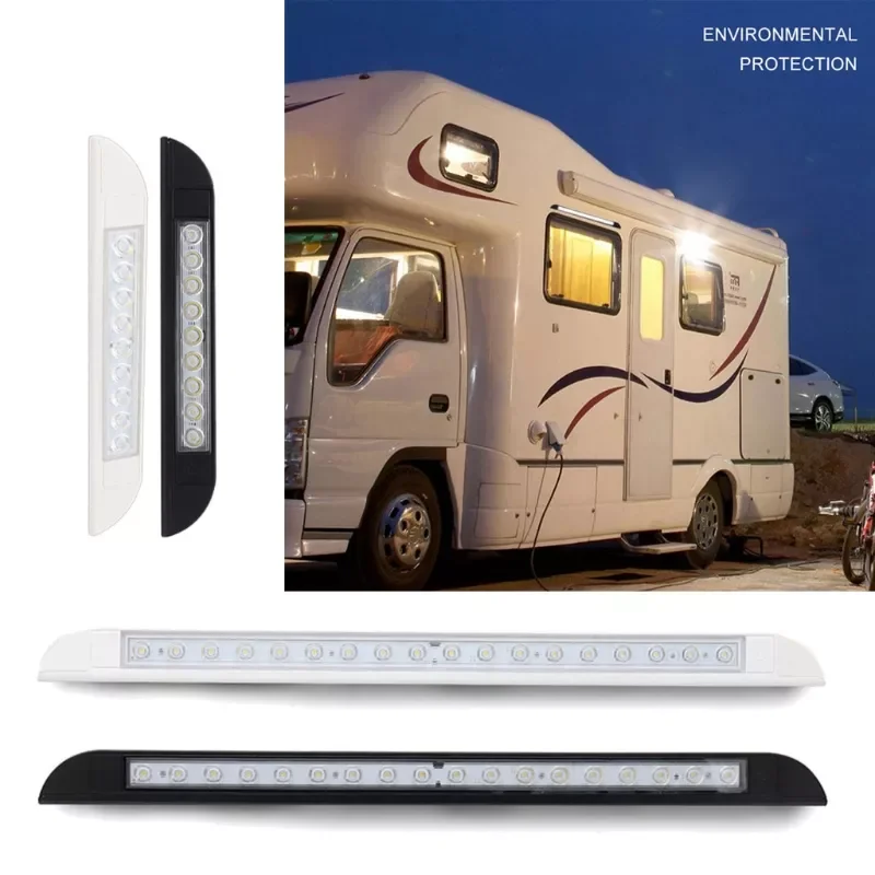 

Trailer Exterior Lamp 12-28V LED Awning Lamp for RV Caravan Interior Wall Lamps Outdoor Camping Light Equipment