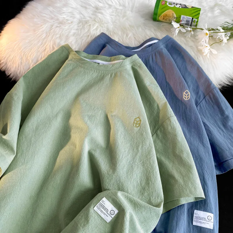 Young Ni Li льняная футболка с короткими рукавами |