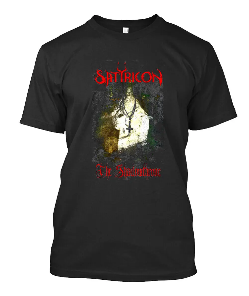 Satyricon The Shadowthrone Классическая футболка Old School MAN WOMAN размеры от S до 5XL