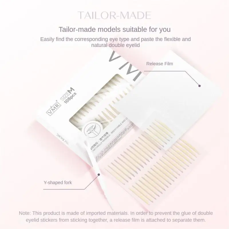 

Invisible Double Eyelid Sticker Natural Traceless Lasting Stereotype Big Eye Beauty Sticker Inner Double Single Eyelid Sticker