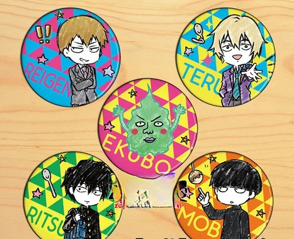 Очаровательная ямочка красочный стиль граффити 58 мм шикарный жесть значок