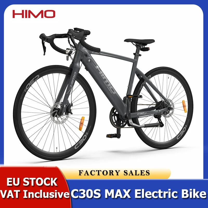HIMO C30S Max Electric Bicycle 250W 36V 10AH 27.5Inch Aluminum Alloy Outdoor Mountain Ebike Eassist Mode for Adult Men Motorbike