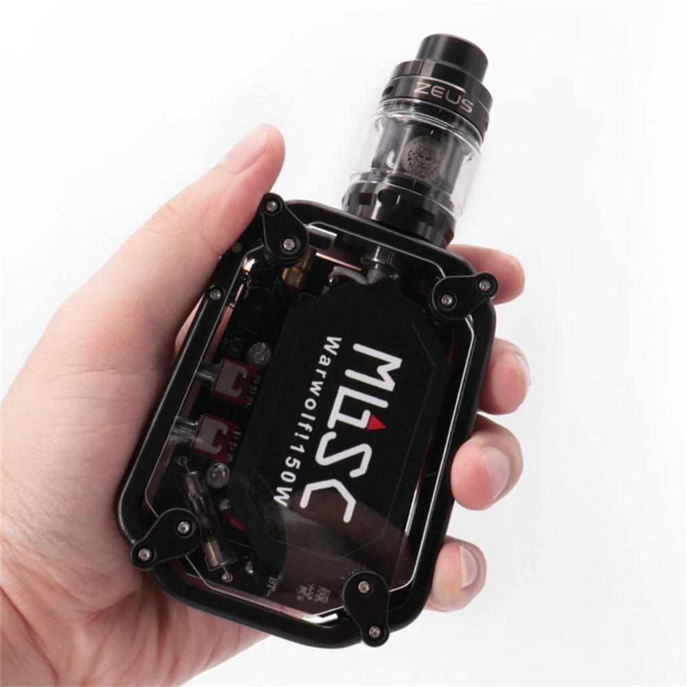 

Electronic Cigarette 150w Vape Box Mod Zeus Sub Ohm Tank 5ml Capacity Atomizer Rgy Kit 3500mAh Battery Laser E-cigarette Vapor