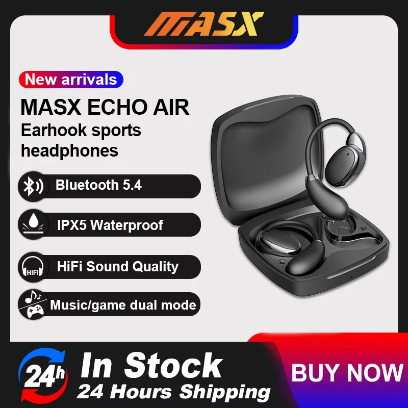 Беспроводные спортивные наушники MASX ECHO AIR Bluetooth 5.4