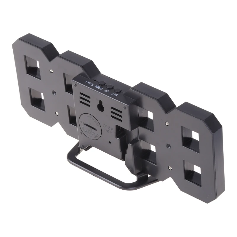 3D светодиодный цифровой будильник светящийся ночной режим регулируемая яркость