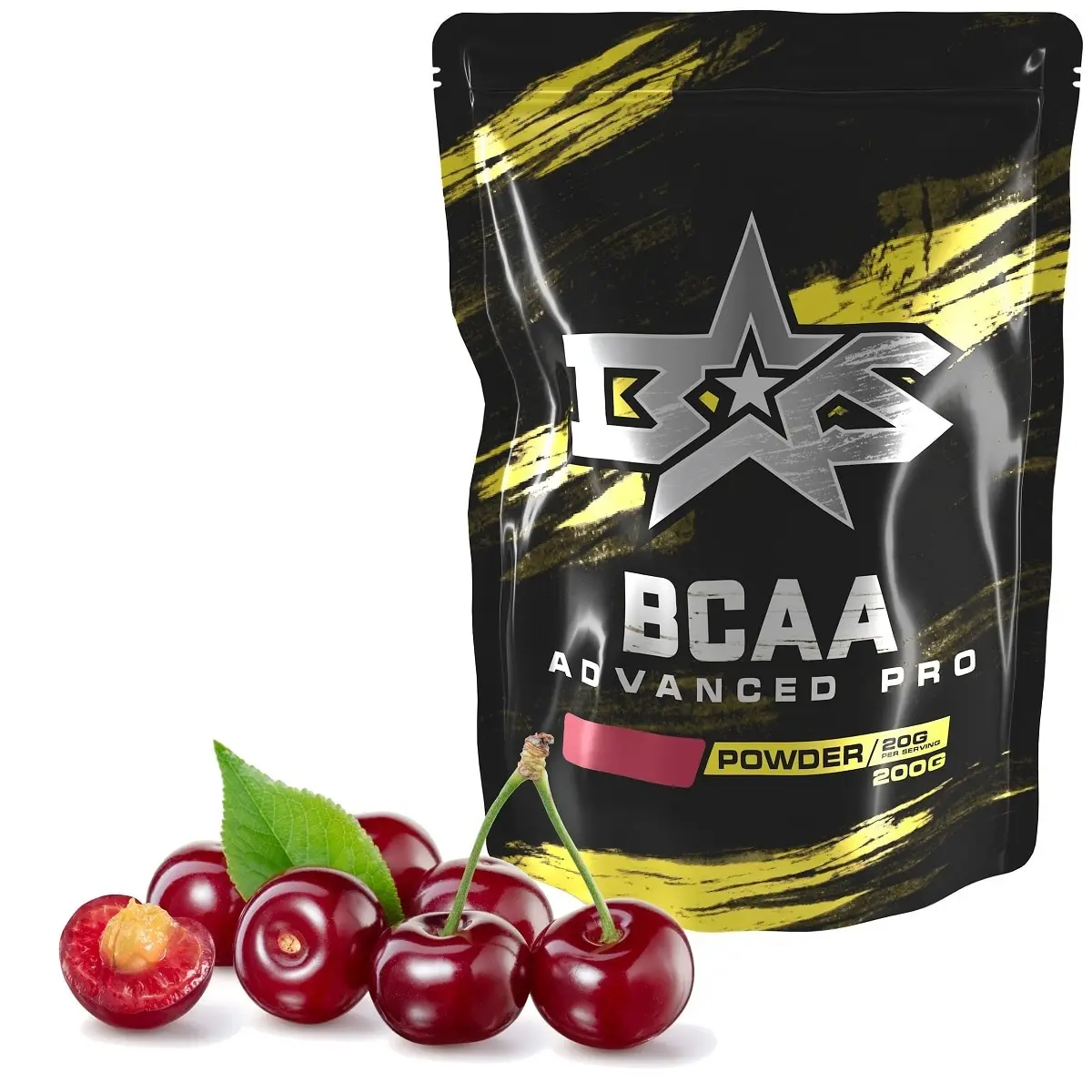Аминокислоты БЦАА с ВИТАМИНАМИ и МИНЕРАЛАМИ Binasport &quotAdvanced PRO BCAA&quot порошок 200 г со