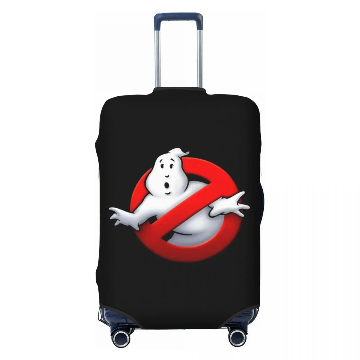 

Custom Ghostbusters Logo Luggage Cover Protector Elastic Supernatural Comedy Film Travel Suitcase Covers