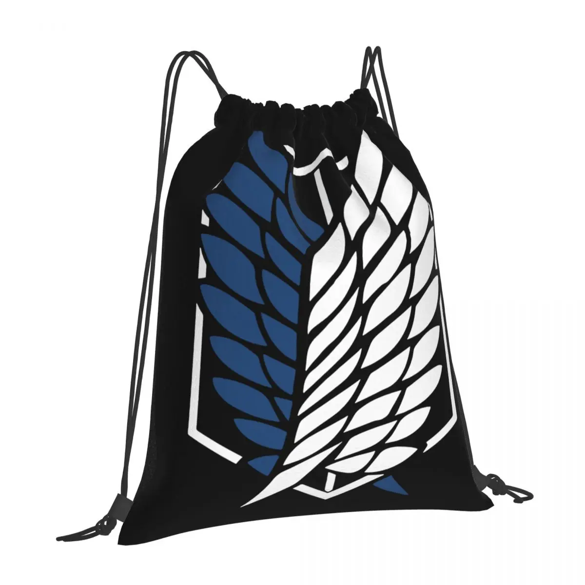 

Survey Corp Shingeki No Kyojin Attack On Titan School Bags Male Backpack Travel Canvas Draw String Bag Fitness Swimming Bag