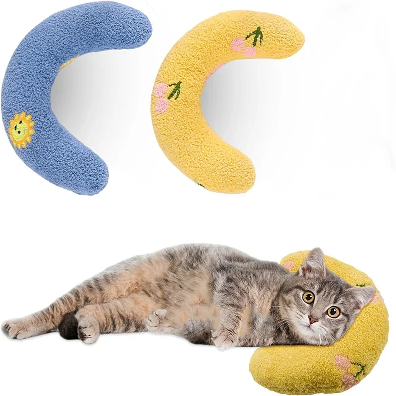 Зимняя U-образная Подушка Для Кошек И Собак Удобная Сна Игрушки Домашних Животных