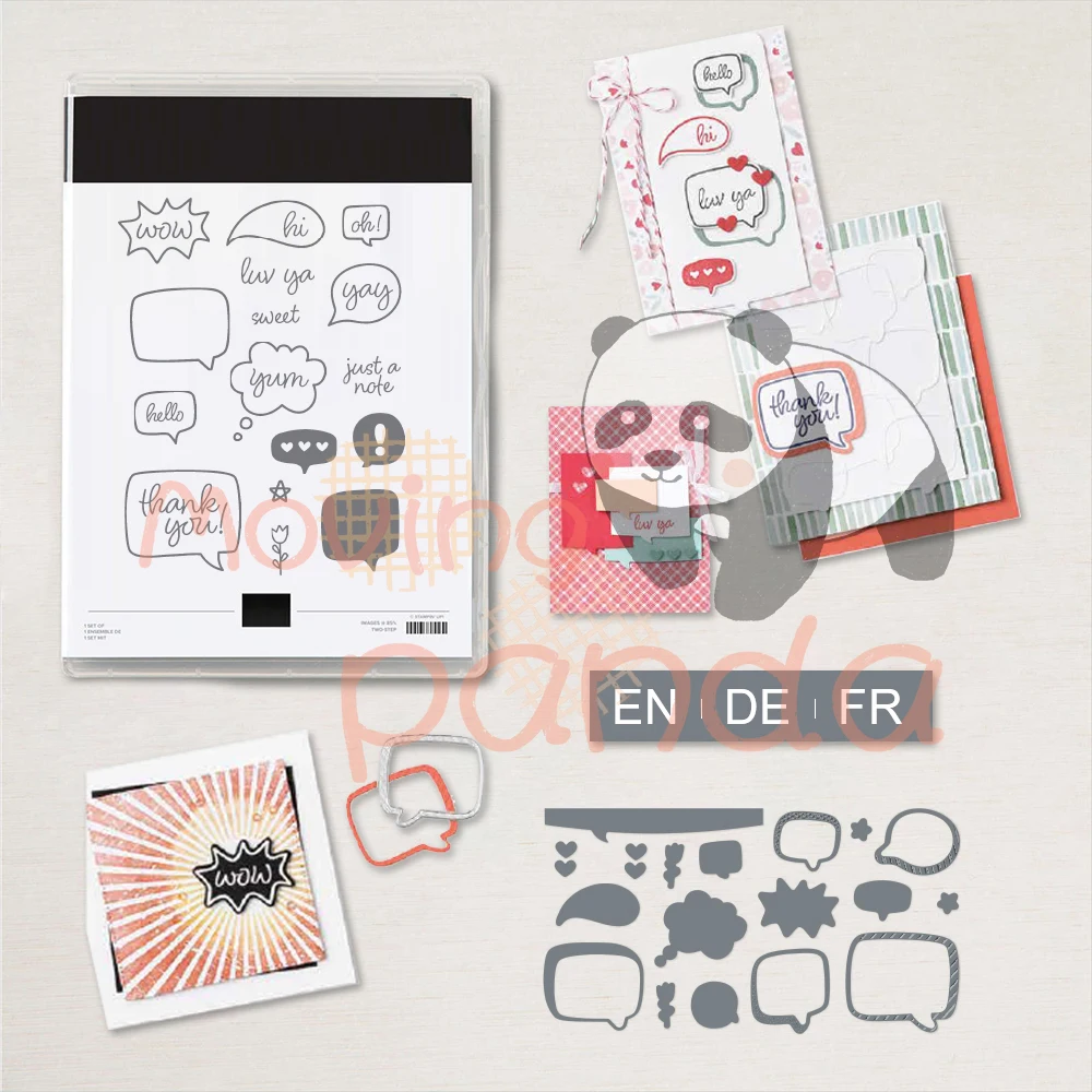 

2023 January-April Mini Catalogue BUBBLES New Clear Stamps And Metal Cutting Dies Sets For Scrapbooking Diy Christmas Dies