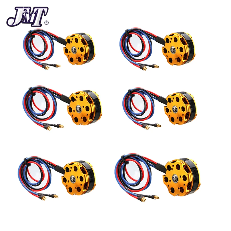 6 шт., детали для вертолета с несколькими роторами 4108, 3-6S, КВ, КВ, кв, мультироторные бесщеточные двигатели