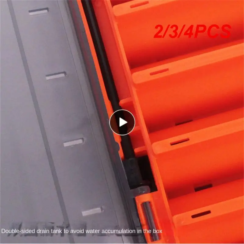 

2/3/4PCS Sturdy Double-sided Fishing Tackle Boxes Double-sided Storage Storage Box Y-shaped Groove Sub-bait Box Outdoor