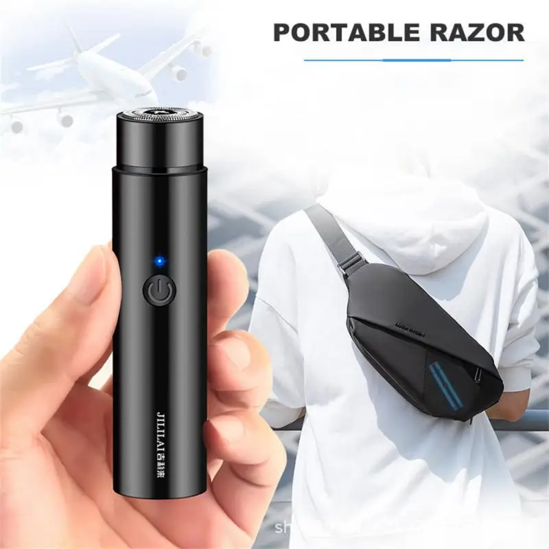 

Mini Electric Shaver For Men Portable Electric Razor Beard Knife USB Charging Men's Shavers Face Body Razor
