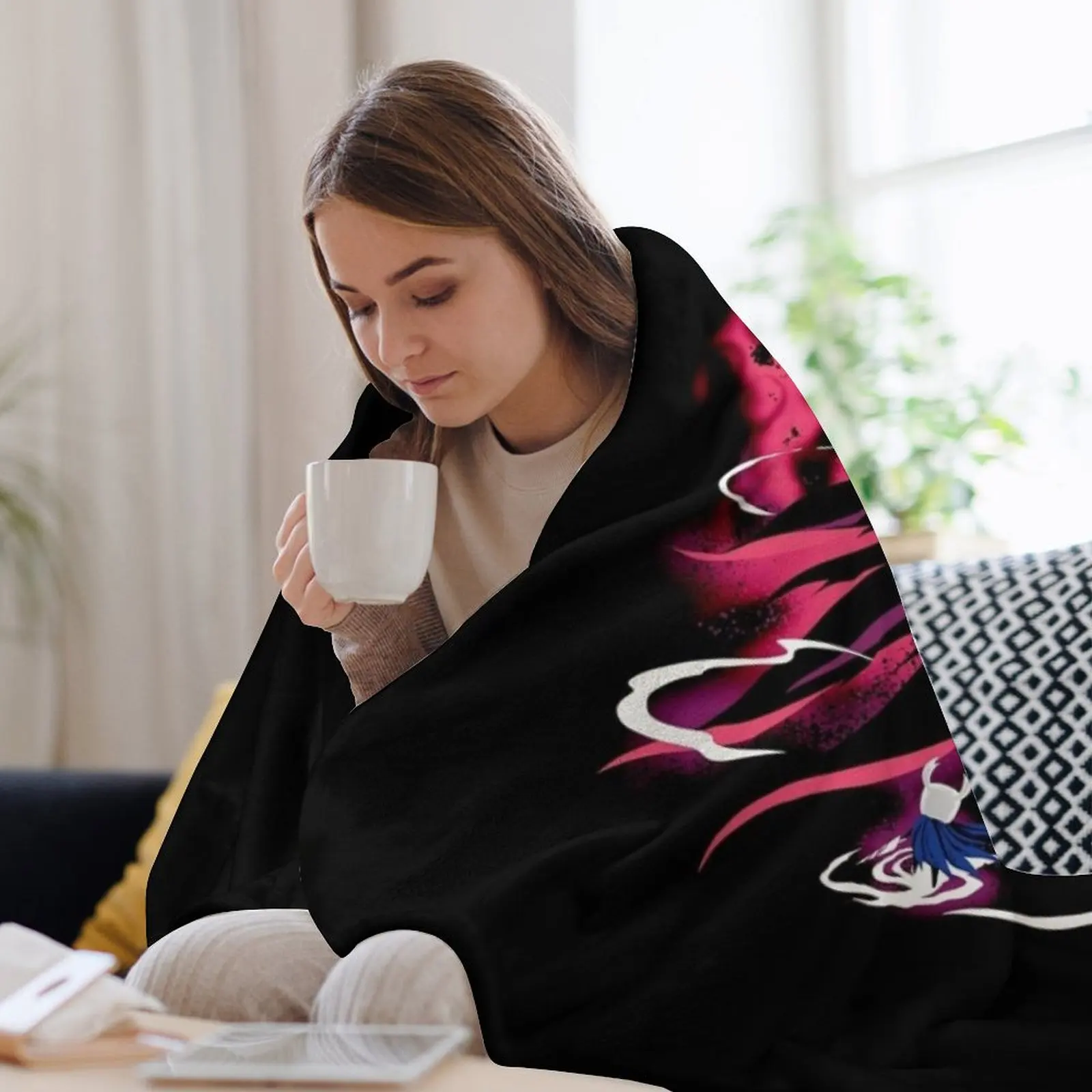 Одеяло ERPGroup Hollow Knight Merch Troupe Master дорожные одеяла и для Хэллоуина Retros