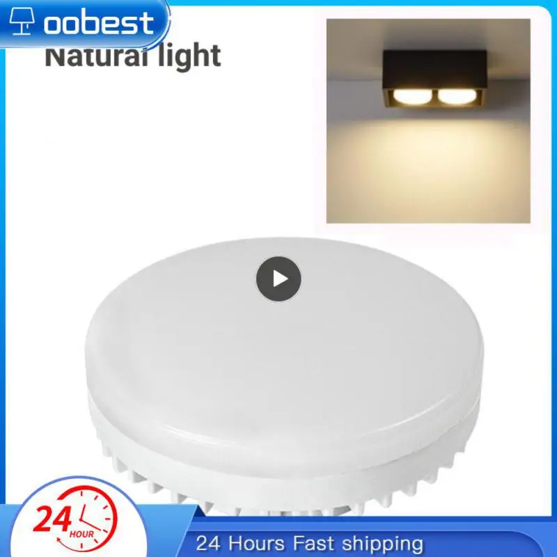 

/Pack GX53 LED Reflector Light Bulb 5W 2700-6000K 120° Beam Angle Kitchen Units Display Cabinets And Under-Shelf Light