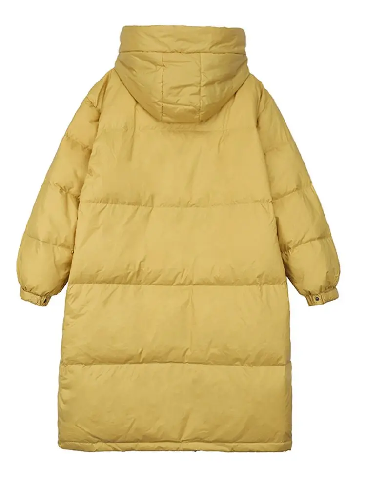 Women Long Down Jacket New Casual Style White Duck Down Jackets Autumn Winter Coats And Parkas Female Outwear