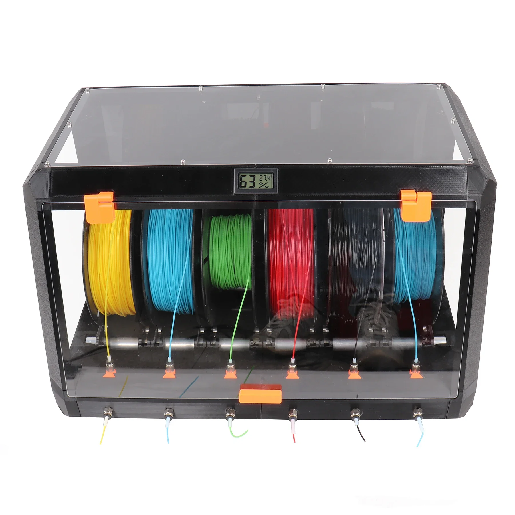 

Корпус для 3D-принтера Blurolls Prusa Drybox, корпус из поликарбоната, панель накаливания, алюминиевый стержень, фитинг 608zz, подшипник для 3D-принтера Prusa I3 Voron