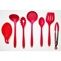 kit 7 pieces integral silicone red