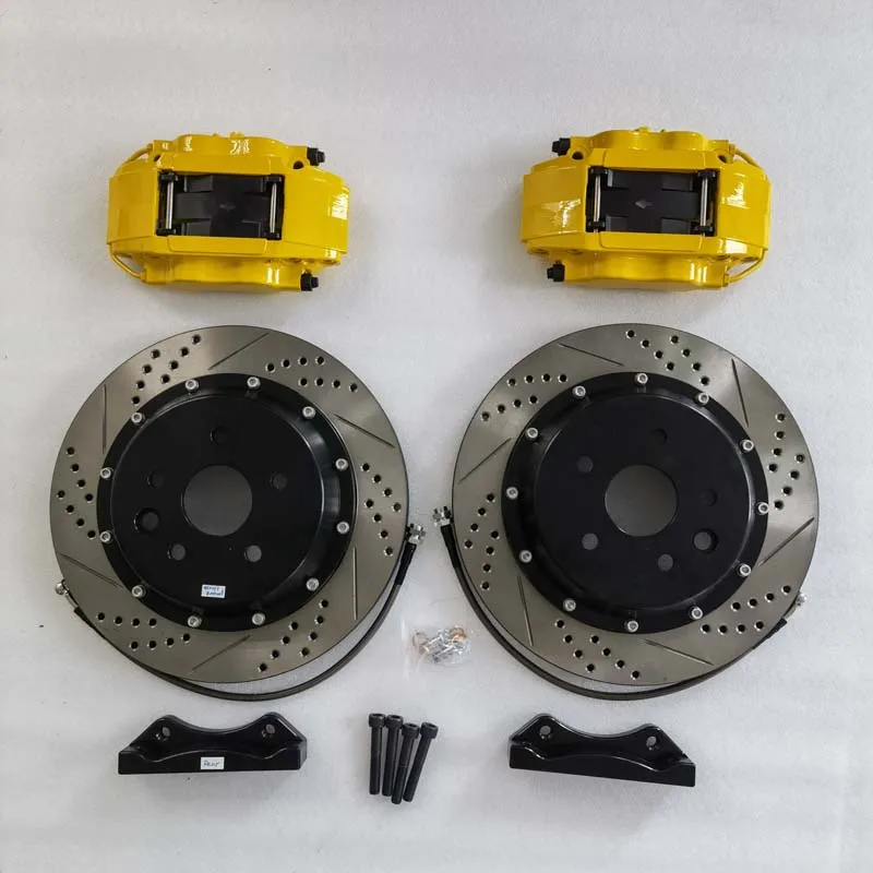 Комплект 4-поршневых зажимов Jekit автомобильные колесные тормоза для Honda Nissan 15 16