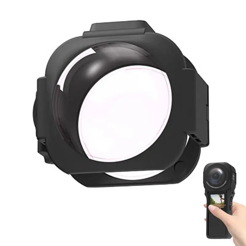 

Защелкивающаяся Защита объектива для Insta 360 ONE RS 1-дюймовая 360 Edition камера защитная крышка качественная Защита объектива для Insta 360 One RS аксессу...