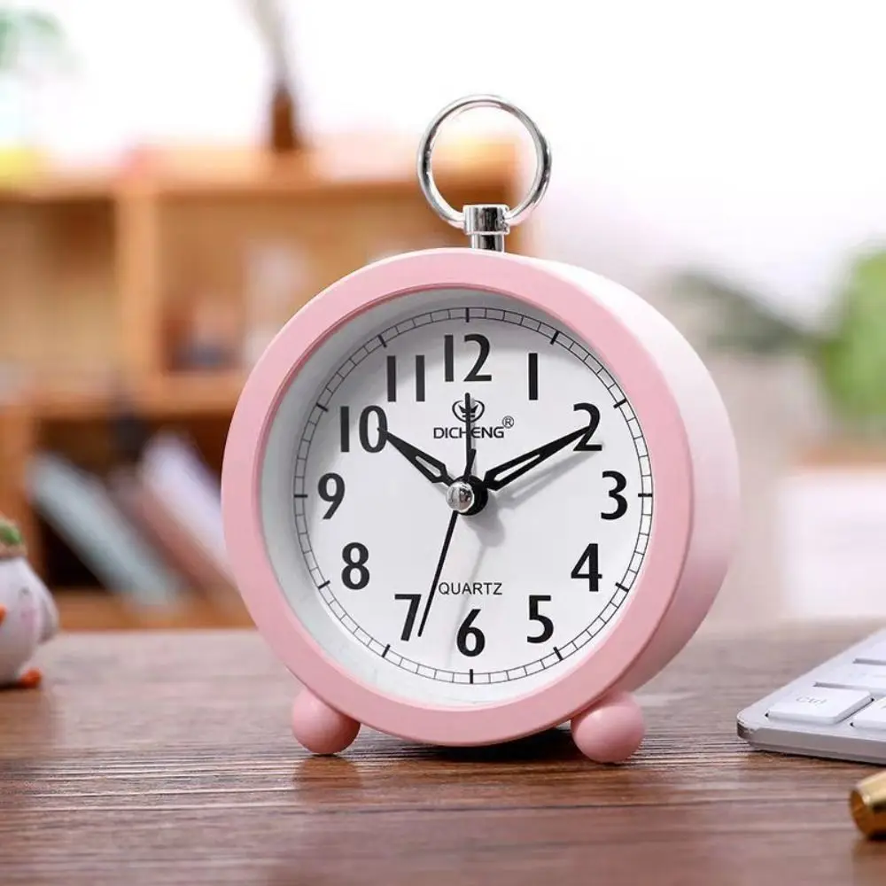 Тихий будильник современный квадратный кварцевый механизм прикроватный