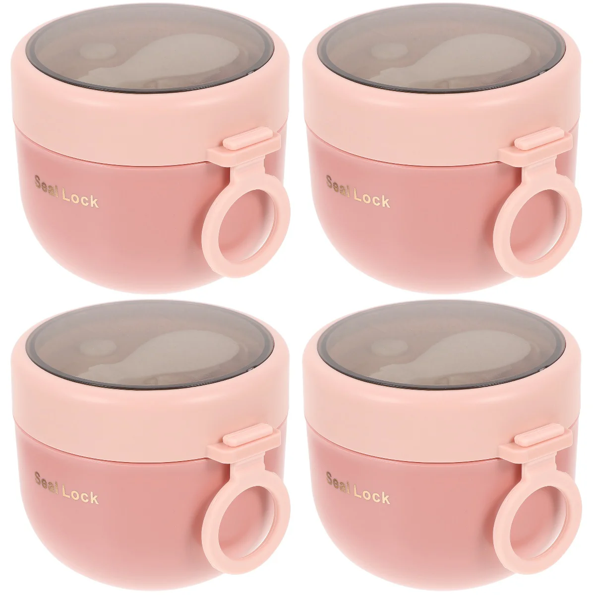 

4 Sets Camping Soup Portable Breakfast Cup Household Breakfast Cup Breakfast Container for Breakfast