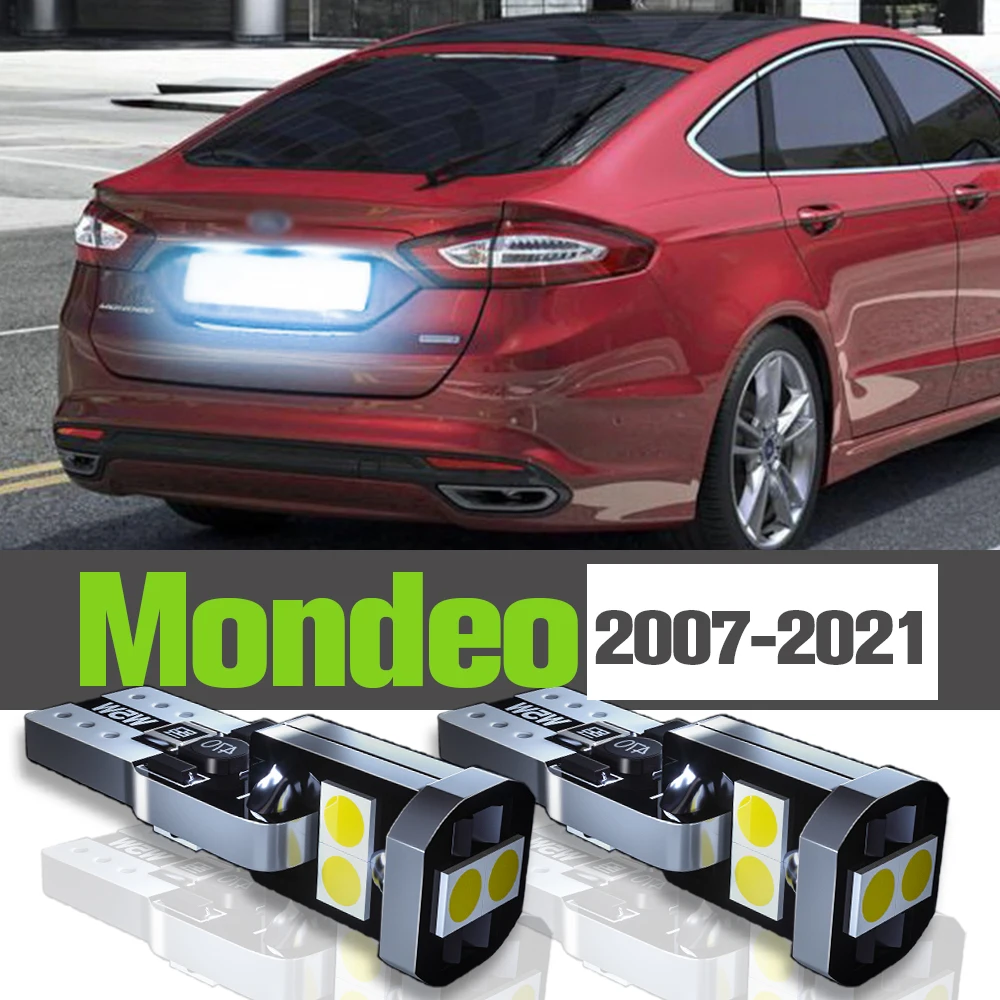 

2x LED License Plate Light Accessories Lamp For Ford Mondeo 2007-2021 2009 2010 2011 2012 2013 2014 2015 2016 2017 2018 2019