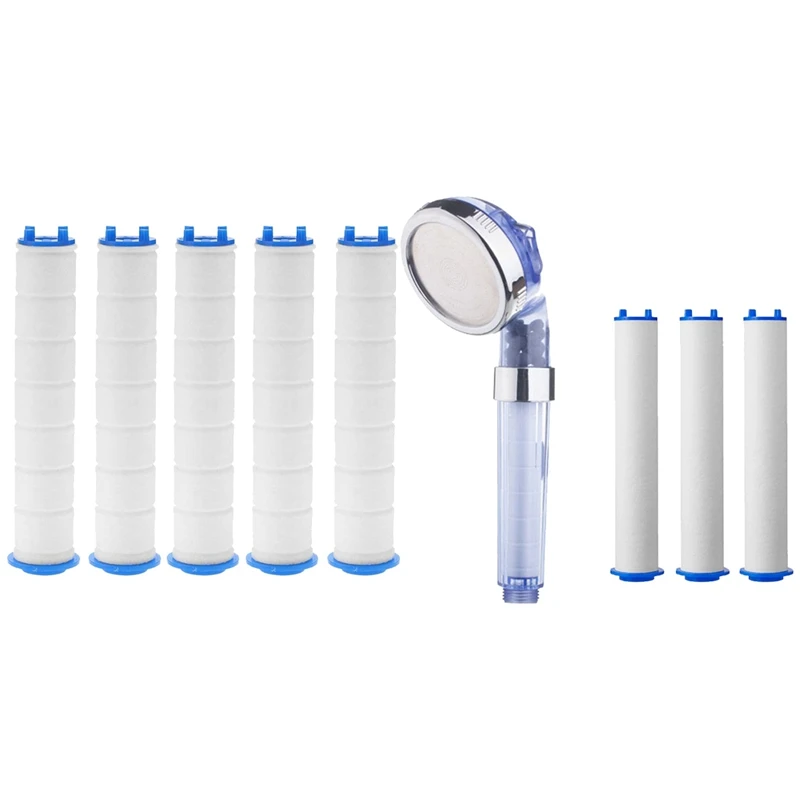 

1 Комплект фильтров для ручной душа, сердечник, фильтр для душа в ванну и 1 набор полипропиленовых осадок, фильтр для насадки душа с фильтром