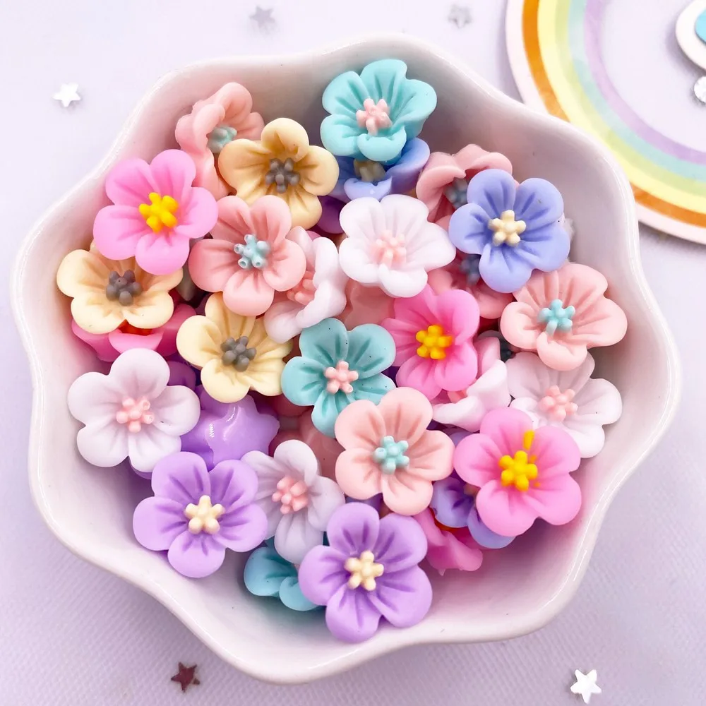 

Фигурки цветы Morning Glory из смолы Diy Super Paradise 50 шт.