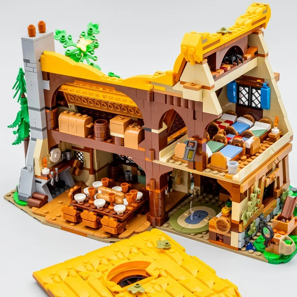 Белоснежная Спящая Принцесса Принц семь карликов дом коттедж королева зла