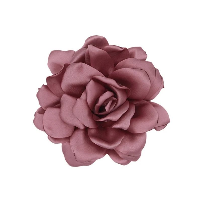 Уникальный тканевый цветок булавка для лацкана украшение красивая цветочная