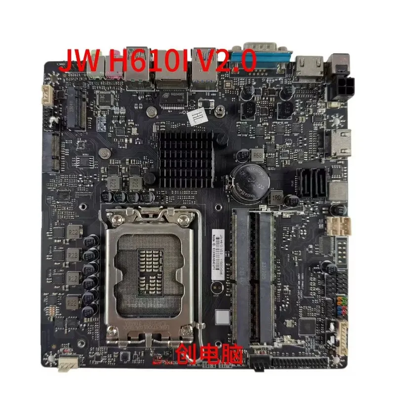 Фото Промышленная материнская плата H610i V2.0 для моноблочного компьютера, LGA1700, 12-го поколения, б/у, демонтированная. №1