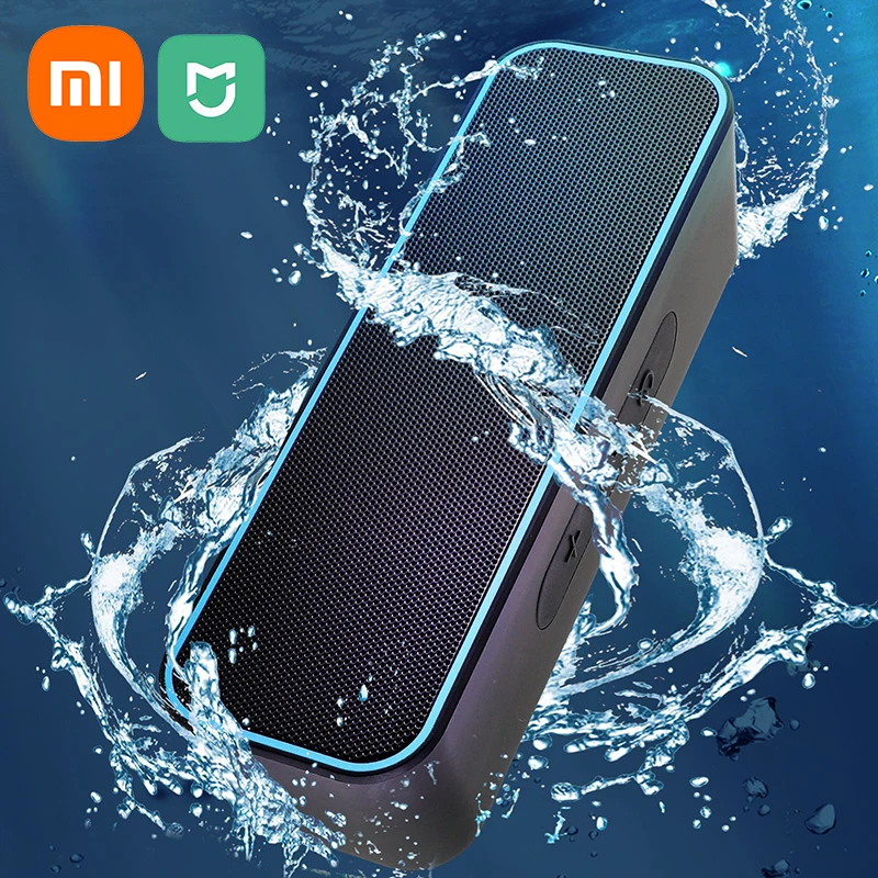 

Xiaomi Mijia Bluetooth динамик 5.0 новый прямоугольный водонепроницаемый динамик двойной мегафон открытый беспроводной аудио подарки звонки